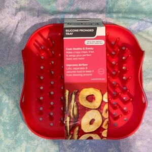 Instant Pot vortex Red Silicone Pronged Tray
